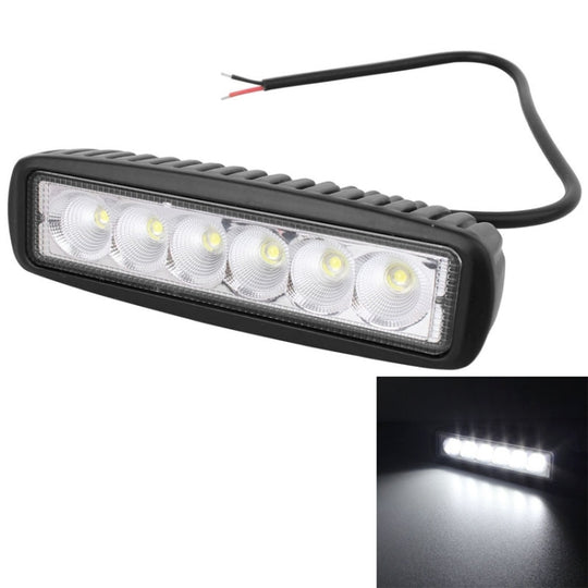 18W 1440LM Epistar 6 LED lampe de travail de voiture barre lumineuse étanche IP67, DC 10-30V
