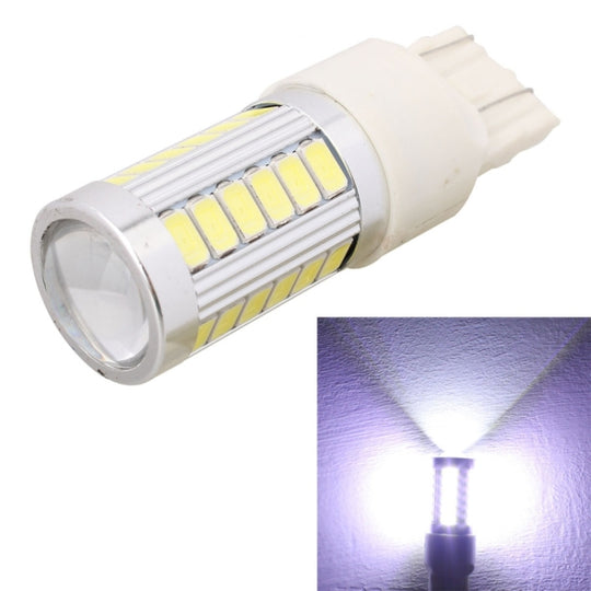 2 STÜCKE T20/7443 16,5 W 990 LM 6500 K Weißlicht 5630 SMD Dual Wire 33 LED Autobrems-/Lenklichtbirne, DC12V