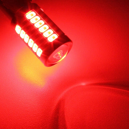 2PCS 1157/BAY15D 16.5W 1155LM 630-660nm 33 LED SMD 5630 Red Light Car Brake Light Lamp Bulb for Vehicles , DC12V(Red Light) - In Car by buy2fix | Online Shopping UK | buy2fix