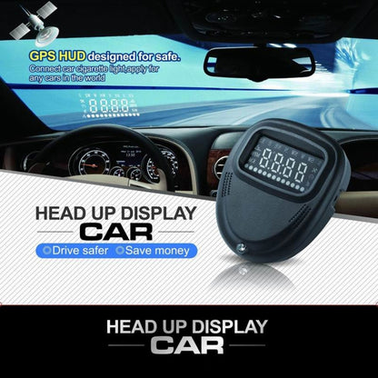 A1 2.0 inch Car GPS HUD Head Up Display Vehicle-mounted Security System, Support Speed & Real Time & Altitude & Over Speed Alarm & Compass & MPH & Auto Sleeping & KM & Satellite Signal - Head Up Display System by buy2fix | Online Shopping UK | buy2fix