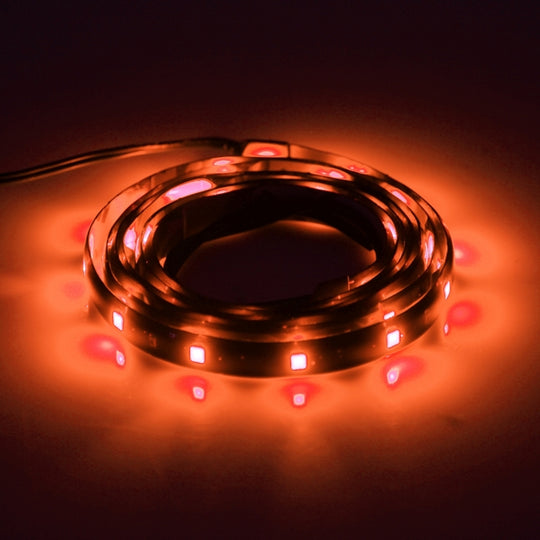 10 PCS 30 cm 15 LED bande lumineuse de voiture flexible étanche, DC 12 V (lumière orange)