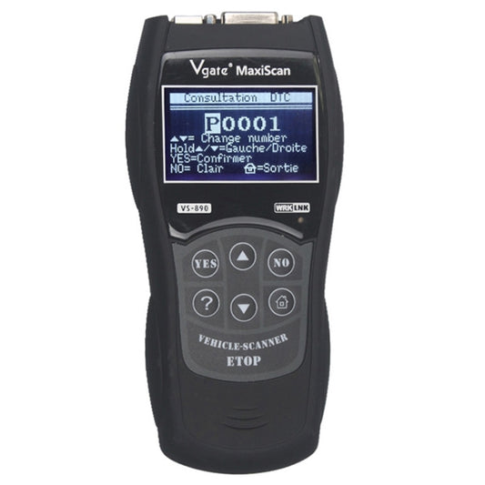 Vgate VS890 Professional Diagnostic Code Scanner Tool, Supported Multi Languages by Vgate