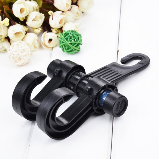 2pcs KANEED Car Vehicle Multi-functional Seat Headrest Bag Hanger Hook Holder Seat Headrest Hanger Hanging Holder Double Hooks(Black) by KANEED