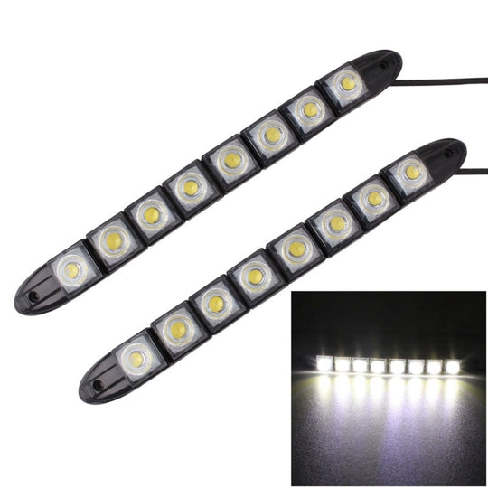 2 STÜCKE 4 W 8 LED SMD 5050 Flexible Schlange LED Auto Tagfahrlicht, DC 12 V