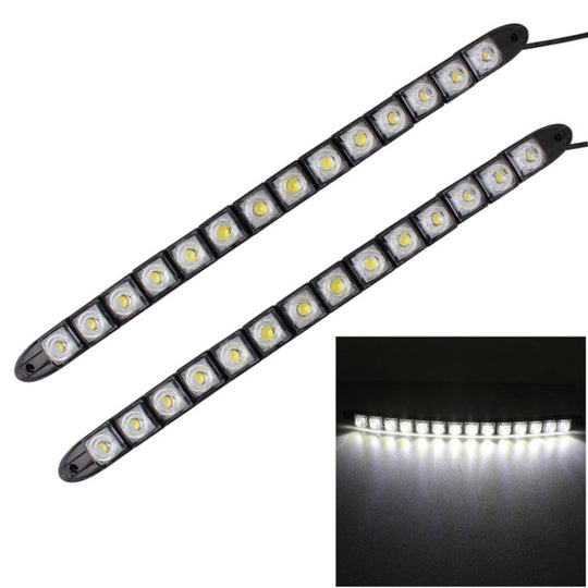 2 STÜCKE 7W 14 LED SMD 5050 Flexible Schlange LED Auto Tagfahrlicht, DC 12V