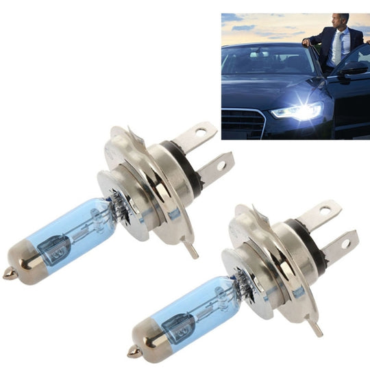 Lampe de phare de voiture halogène PEGASUS H4, 2000 Lumens, lumière blanche chaude, 12V / 90W 5000K, 2 pièces