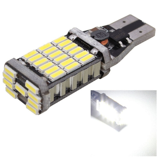2 STÜCKE T15 W16W 9W 450LM Weißlicht 45 LED 4014 SMD Auto Bremslicht Rückfahrscheinwerfer Standlicht Glühbirne, DC 12V