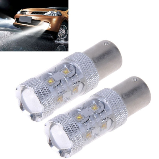 2PCS 1157/BAY15D 650 Lumen 50W 10-3535-LEDs 6500K Weißlicht Auto Bremslicht, DC 12-24V