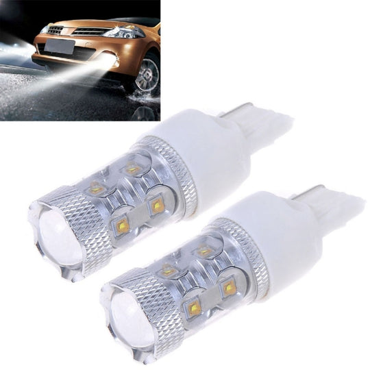 2 PCS 7440 650 Lumen 50W 10-3535-LEDs 6500K Weißlicht Autobremslicht, DC 12-24V