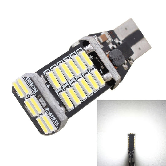 Lampe de secours LED T15 6W 30-SMD 4014 6500K 900LM, lumière blanche décodée sans erreur, 2 pièces