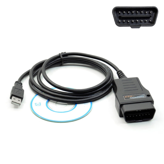 Câble de diagnostic d'interface USB HDS 16 broches OBDII pour Honda