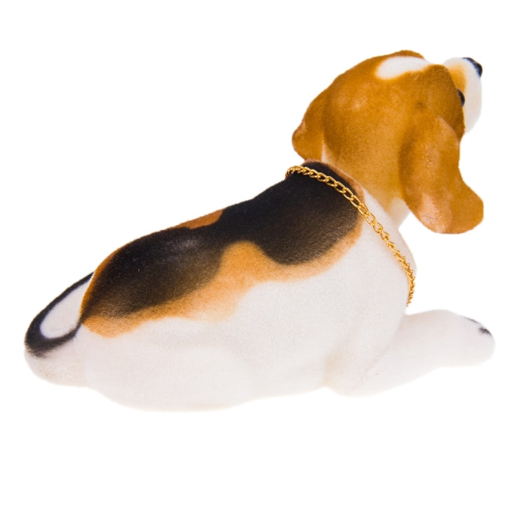 Universal Car Truck Lucky Beagle Dog Doll Shake Head Ornament Vehicle Decor Toy Piggy Bank, with Double Sided Tape - Ornaments by buy2fix | Online Shopping UK | buy2fix