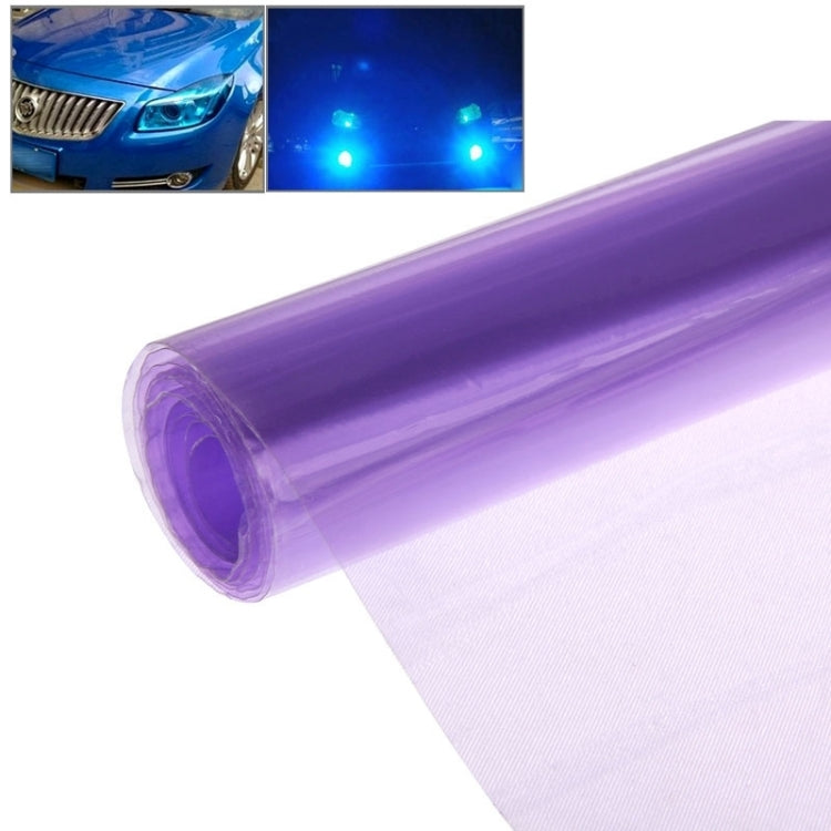 Protective Decoration Bright Surface Car Light Membrane /Lamp Sticker, Size: 195cm x 30cm(Purple) - Auto Film by buy2fix | Online Shopping UK | buy2fix