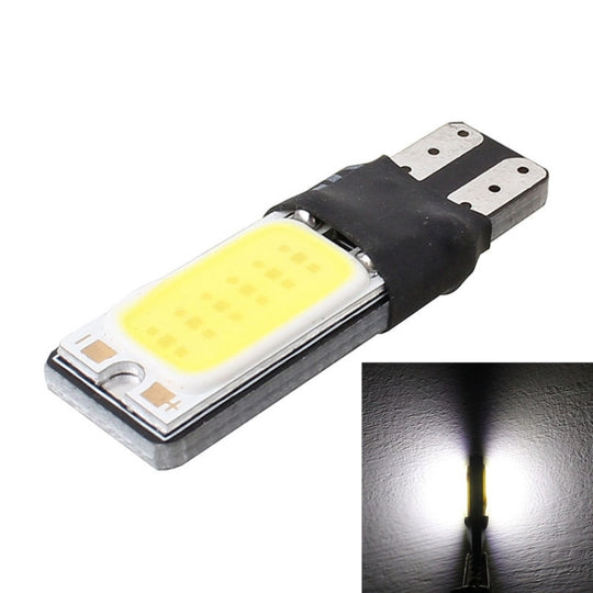 2 pièces T10 6W 180LM lumière blanche Double face 2 COB LED décodage Canbus sans erreur lampe de lecture de dégagement de voiture, DC 12V