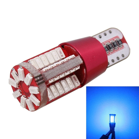 2 pièces T10 5W 285LM lumière bleue 57 SMD 4014 LED lampe de feux de gabarit de voiture Canbus sans erreur, DC 12V