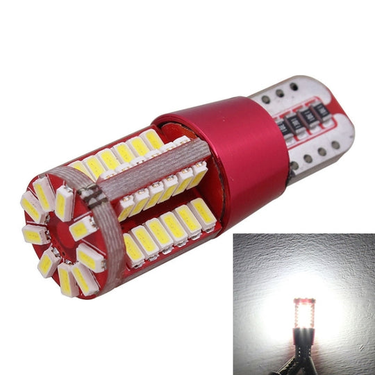 2 pièces T10 5W 285LM lumière blanche 57 SMD 4014 LED lampe de feux de gabarit de voiture Canbus sans erreur, DC 12V