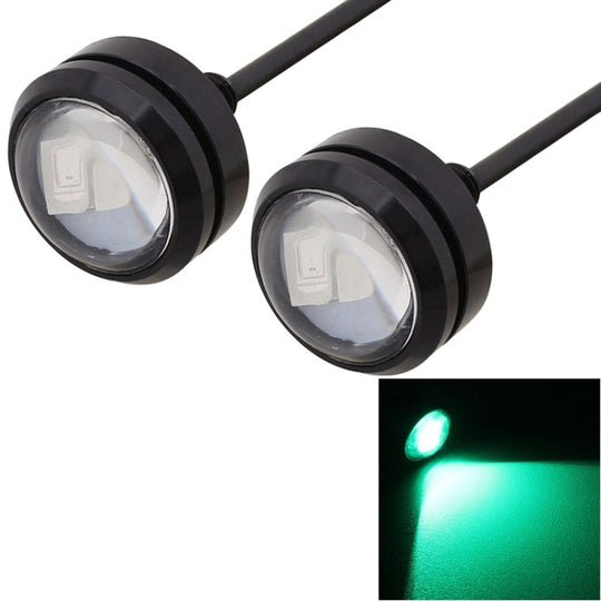 2 STÜCKE 22,5 mm 1,5 W 150 LM grünes Licht 3 LED SMD 5630 Scheinwerfer Eagle Eye Light Tagfahrlicht für Fahrzeuge
