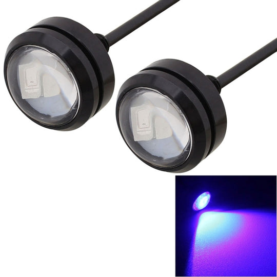 2 Stück 22,5 mm 1,5 W 150 LM blaues Licht 3 LED SMD 5630 Scheinwerfer Adlerauge Tagfahrlicht für Fahrzeuge