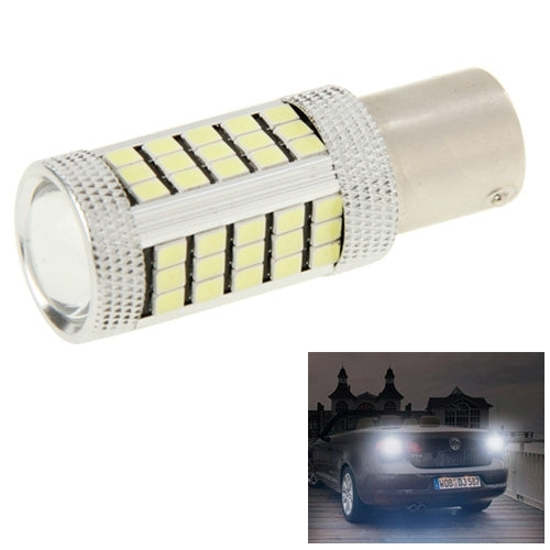 2 pièces 1156/BA15S 3 W blanc 66 LED SMD 2835 feu stop pour véhicules, DC 12 V