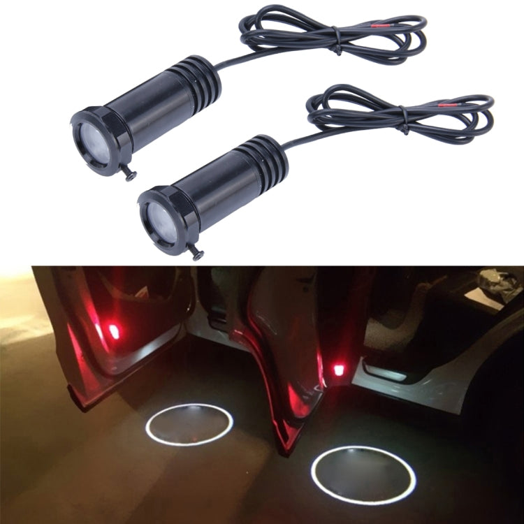 Car Door LED Laser Welcome Decorative Light, LED Laser for Peugeot Logo (Pair) - Door Lights by buy2fix | Online Shopping UK | buy2fix