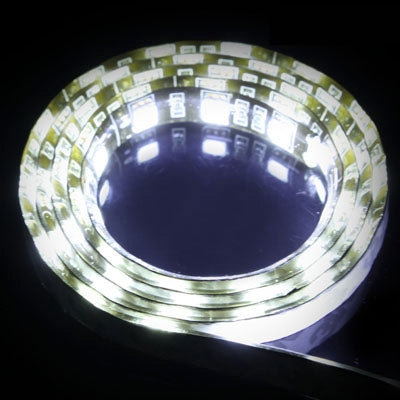 Weiß 60 LED 5050 SMD wasserdichtes flexibles Auto-Streifenlicht, DC 12 V, Länge: 1 m