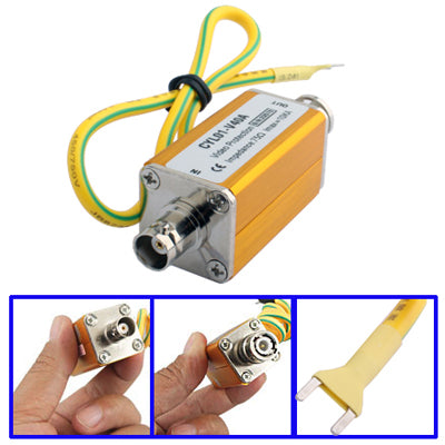 Video Coaxial Cable Surge Protection Arrester - Security by buy2fix | Online Shopping UK | buy2fix