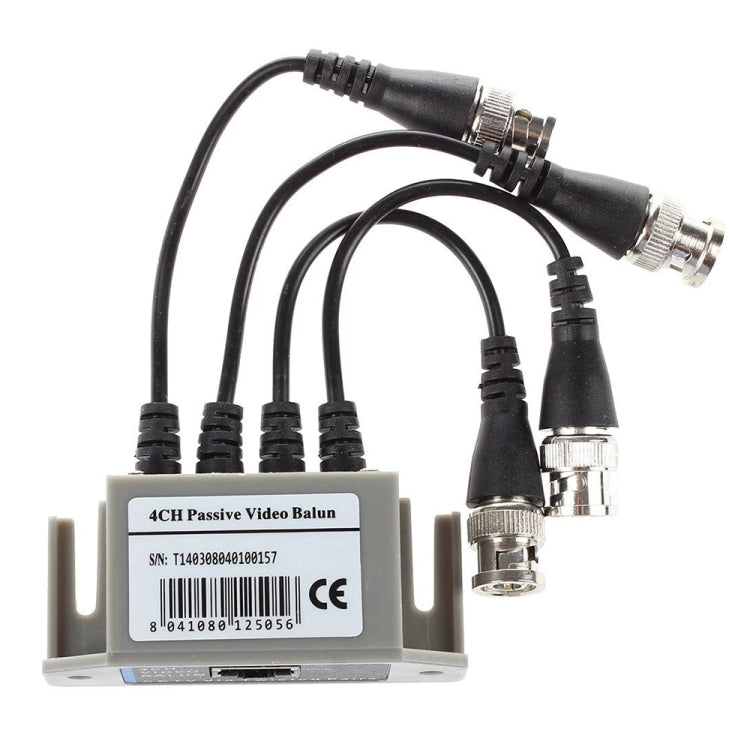 4 Channel Video ( BNC ) to UTP ( RJ45 ) Video Balun - Security by buy2fix | Online Shopping UK | buy2fix