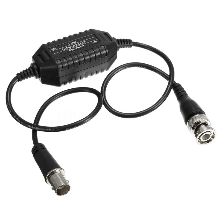 Coaxial Video Ground Loop Isolator(Black) - Security by buy2fix | Online Shopping UK | buy2fix