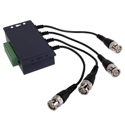 4 CH UTP Passive Balun Transceivers - Security by buy2fix | Online Shopping UK | buy2fix