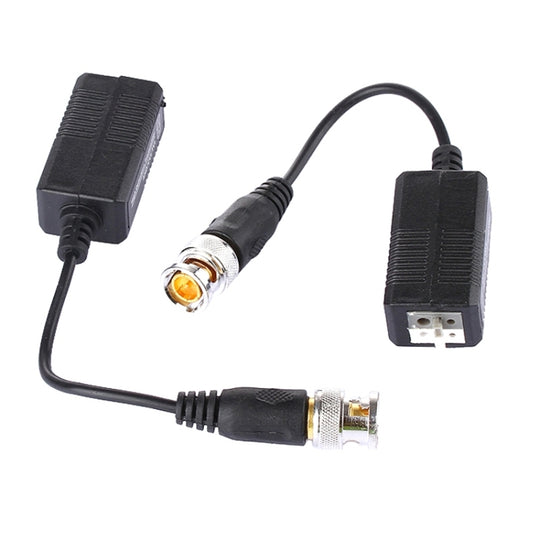 2 PCS HD 205C Coaxial CVI/TVI/AHD 1CH Passive Transceiver Video Balun