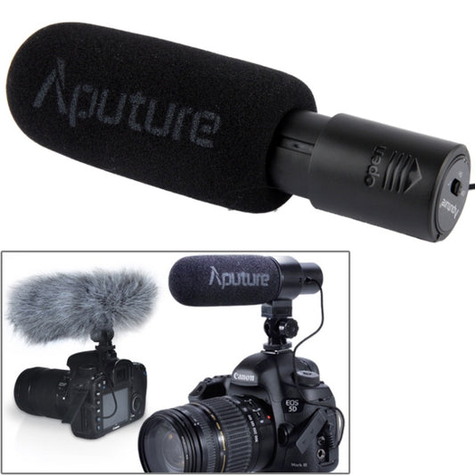 Aputure V-MIC D1 Directional Condenser Shotgun Microphone, Support 360 Degree Pan / 180 Degree Tilt by Aputure