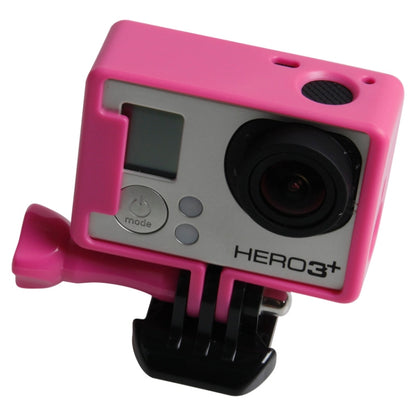 TMC High Quality Tripod Cradle Frame Mount Housing for GoPro HERO4 /3+ /3, HR191(Magenta) - DJI & GoPro Accessories by TMC | Online Shopping UK | buy2fix