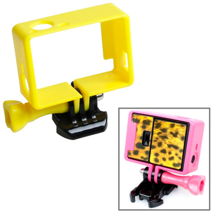 TMC High Quality Tripod Cradle Frame Mount Housing for GoPro HERO4 /3+ /3, HR191(Yellow) - DJI & GoPro Accessories by TMC | Online Shopping UK | buy2fix