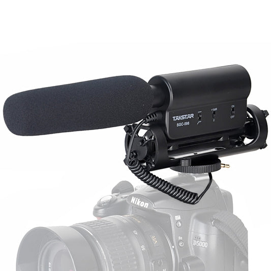 TAKSTAR SGC-598 Professional Photography Interview Dedicated Microphone for DSLR & DV Camcorder by buy2fix