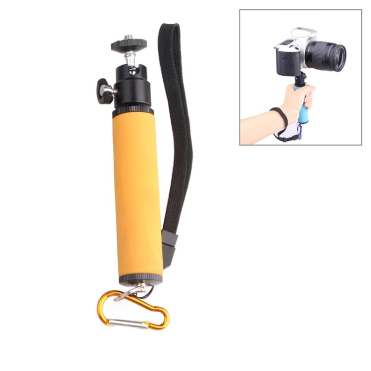 LED Flash Light Holder Sponge Steadicam Handheld Monopod with Gimbal for SLR Camera(Orange) - Camera Accessories by buy2fix | Online Shopping UK | buy2fix