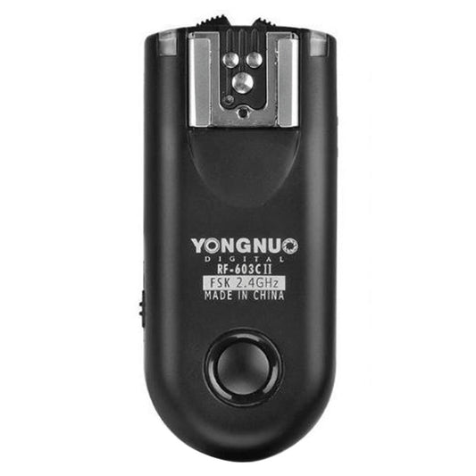 2 PCS YONGNUO RF603C II FSK 2.4GHz Wireless Flash Trigger with C1 Shutter Connecting Cable by YONGNUO