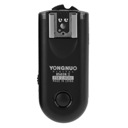 2 PCS YONGNUO RF603N II FSK 2.4GHz Wireless Flash Trigger with N1 Shutter Connecting Cable by YONGNUO