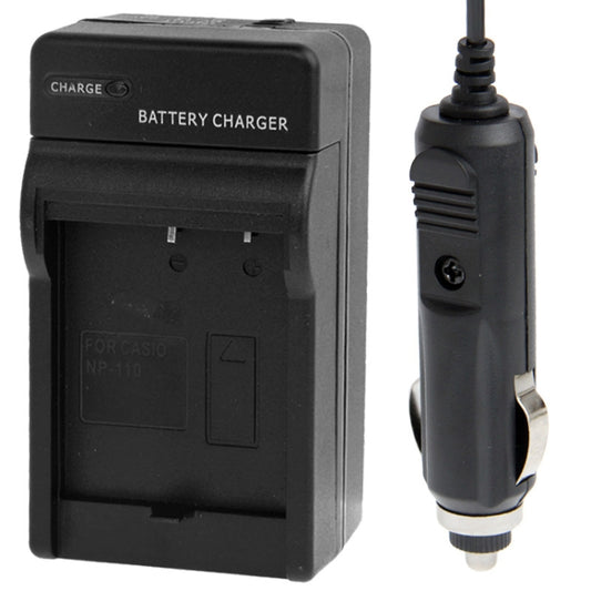 Digital Camera Battery Car Charger for Casio NP-130(Black) by buy2fix