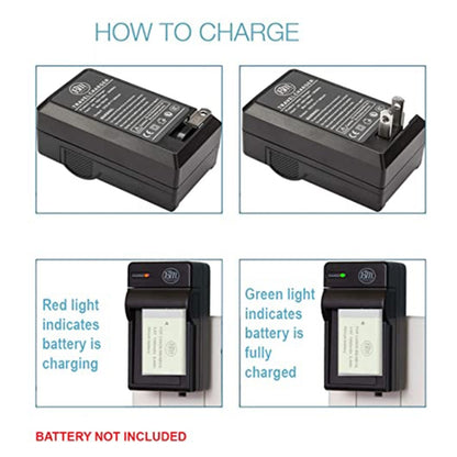 Digital Camera Battery Charger for Panasonic DMW BCE10E/S008E/S26(Black) - Battery Car Charger by buy2fix | Online Shopping UK | buy2fix