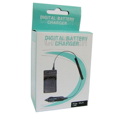 Digital Camera Battery Charger for OLYMPUS Li30B(Black) - Battery Car Charger by buy2fix | Online Shopping UK | buy2fix