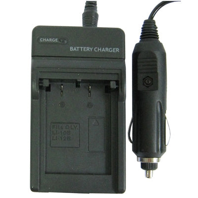 Digital Camera Battery Charger for OLYMPUS Li-10B/ Li-12B/ DBL10(Black) - Battery Car Charger by buy2fix | Online Shopping UK | buy2fix