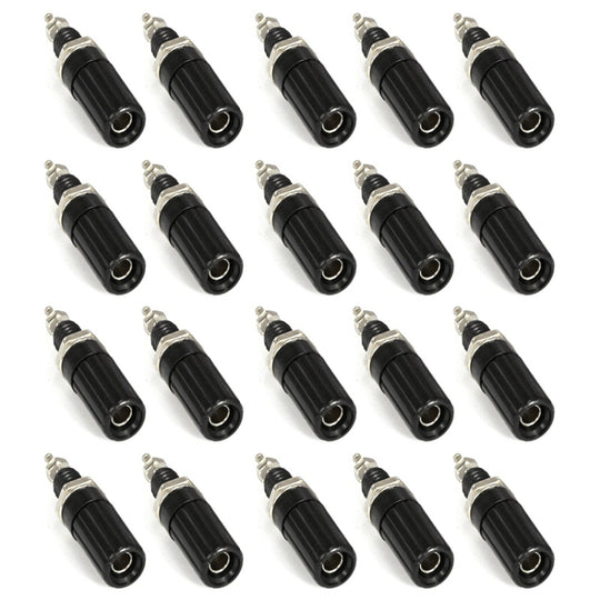 20 in 14mm DIY Binding Post Terminals, M3x45(Black)