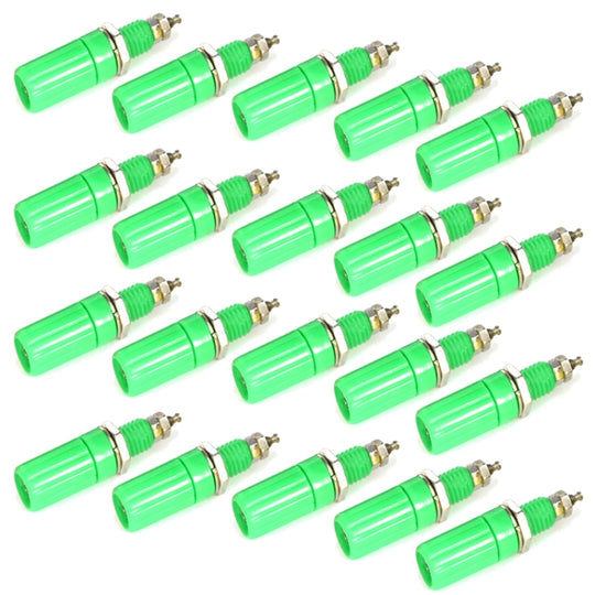 20 in 14mm DIY Binding Post Terminals, M3x45(Green)