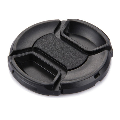 58mm Center Pinch Camera Lens Cap(Black) - Camera Accessories by buy2fix | Online Shopping UK | buy2fix