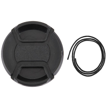 58mm Center Pinch Camera Lens Cap(Black) - Camera Accessories by buy2fix | Online Shopping UK | buy2fix