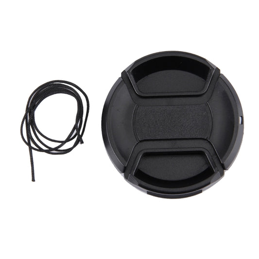 55mm Center Pinch Camera Lens Cap(Black) by buy2fix