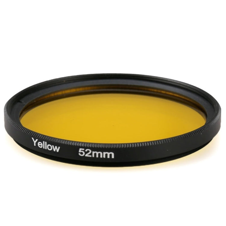 52mm Round Circle Color UV Lens Filter for GoPro HERO 4 / 3+(Yellow) - DJI & GoPro Accessories by buy2fix | Online Shopping UK | buy2fix