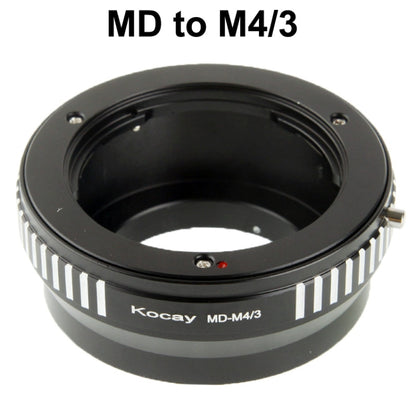MD Lens to M4/3 Lens Mount Stepping Ring(Black) - Camera Accessories by buy2fix | Online Shopping UK | buy2fix