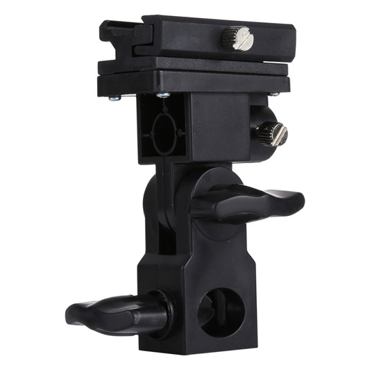 B Type Flash Light Stand Bracket(Black) by buy2fix