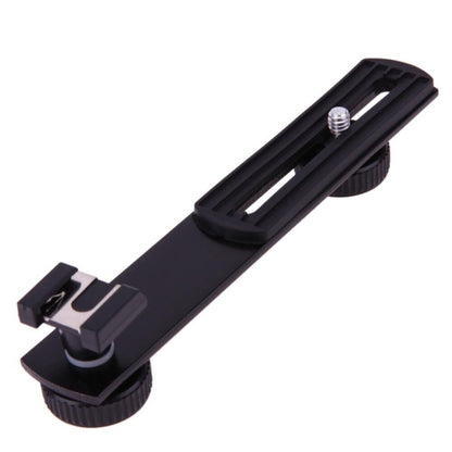 Metal Flash Bracket for DSLR Camera(Black) - Camera Accessories by buy2fix | Online Shopping UK | buy2fix